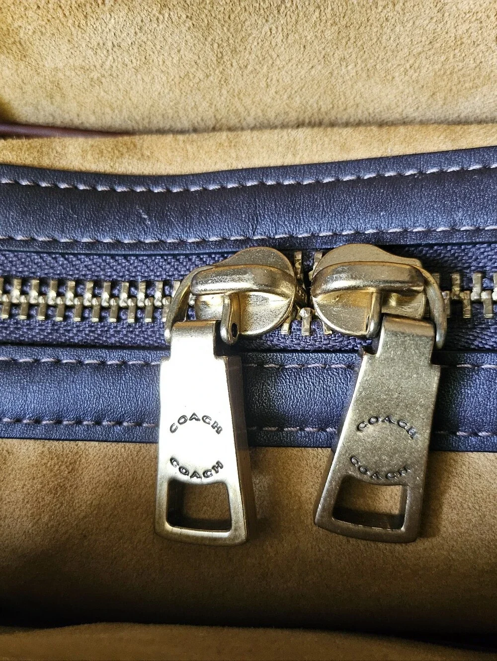 Coach Olive/ Oxblood Rogue 25 Bag - Picture 6 of 11